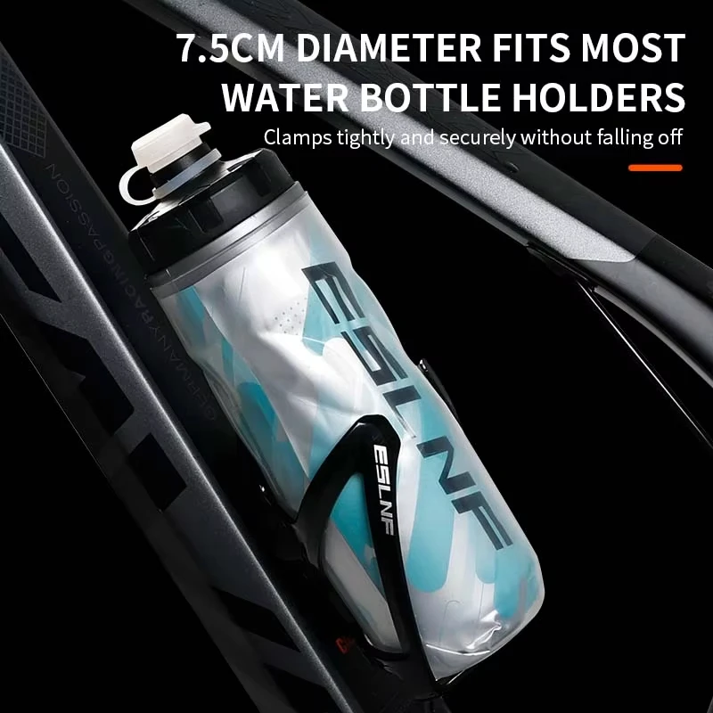 Water Bottle Bicycle Water Bottle Sports Bottle ESLNF Thermal Insulation Ice 610ml Mountain Road Car