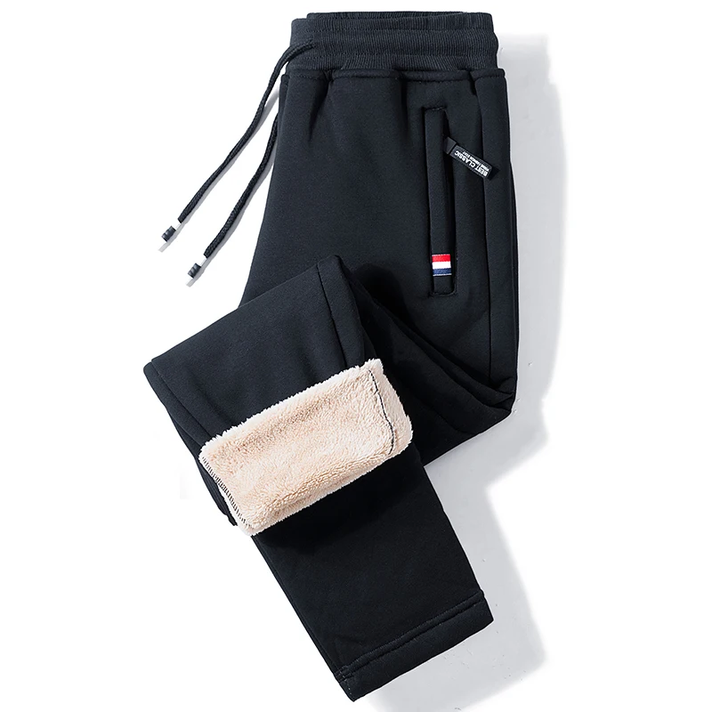 Winter Thick Casual Warm Fleece Sweatpants Male Pants Men Thermal Trousers Fashion Brand High Quality Joggers Streetwear Clothes