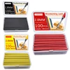 50Pcs/100Pcs Large Capacity 2B Woodworking Lead Core Black Yellow Red 2.8mm Automatic Pencil Lead Deep Hole Marked Lead Core 2