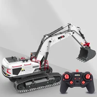 HUINA 1/14 Metal RC Excavator Radio Control Truck Car Model 1594 Light Battery Sound TOUCAN Digger Outdoor Toys For Boys TH19286 2