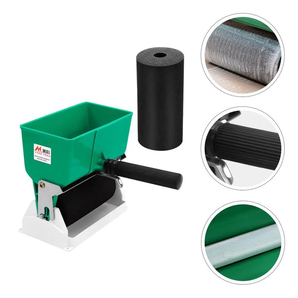 1PC Handheld Adhesive Roller Manual Glue Applicator Double Sided Tape Gluer Wallpaper Crafting Tool ABS Plastic Aluminum