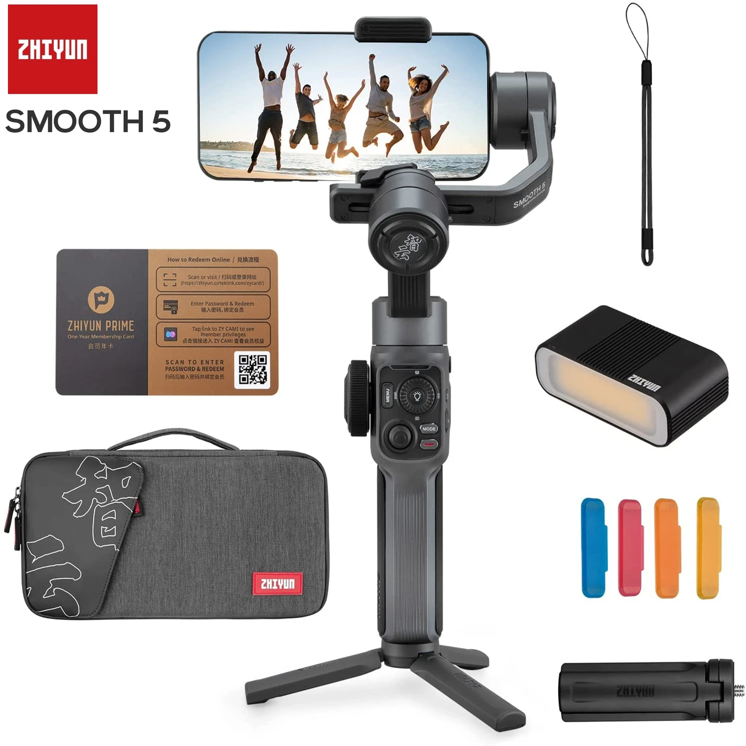 Zhiyun Smooth 5 Gimbal Stabilizer, 3 Axis Handheld Smartphone Gimbal with Grip Tripod Vlog LED Fill Light for iPhone Android|gimbal for smartphone|gimbal handheldgimball 3-axis - AliExpress Zhiyun Smooth 5 Gimbal Stabilizer, 3 Axis Handheld Smartphone Gimbal with Grip Tripod Vlog LED Fill Light for iPhone Android|gimbal for smartphone|gimbal handheldgimball 3-axis - AliExpress