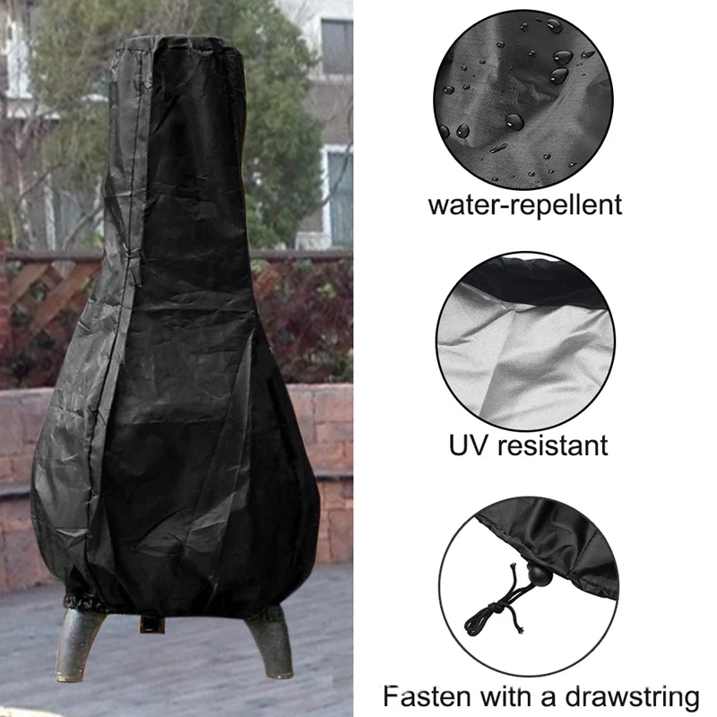 Outdoor Chiminea Wasserdichte Staub Abdeckung Terrasse Kamin Schutz Liefert Ofen Regendicht Herd Heizung Staubdichte Abdeckung – Detail 5