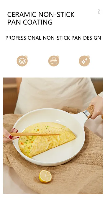 Griddle Pan - Ceramic Wok Frying Pot Pans Breakfast Maker Thickened Omelet  Pan Non - Aliexpress