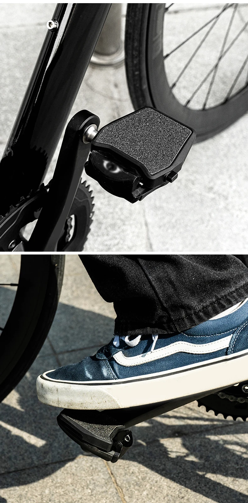 RRSKIT Rennrad Pedal Cleat Adapter Für Shimano SPD System Fahrrad Clip Pedal Adapter Für K-E-O Plattform Pedal Konvertieren Adapter – Detail 13
