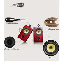 5.5 Inch Passive Speaker 150W Bookshelf Speaker Two-Way Audio Sound Box 4Ω Monitor Speakers HiFi For Home Theater DJ Studio Bar - Image 2