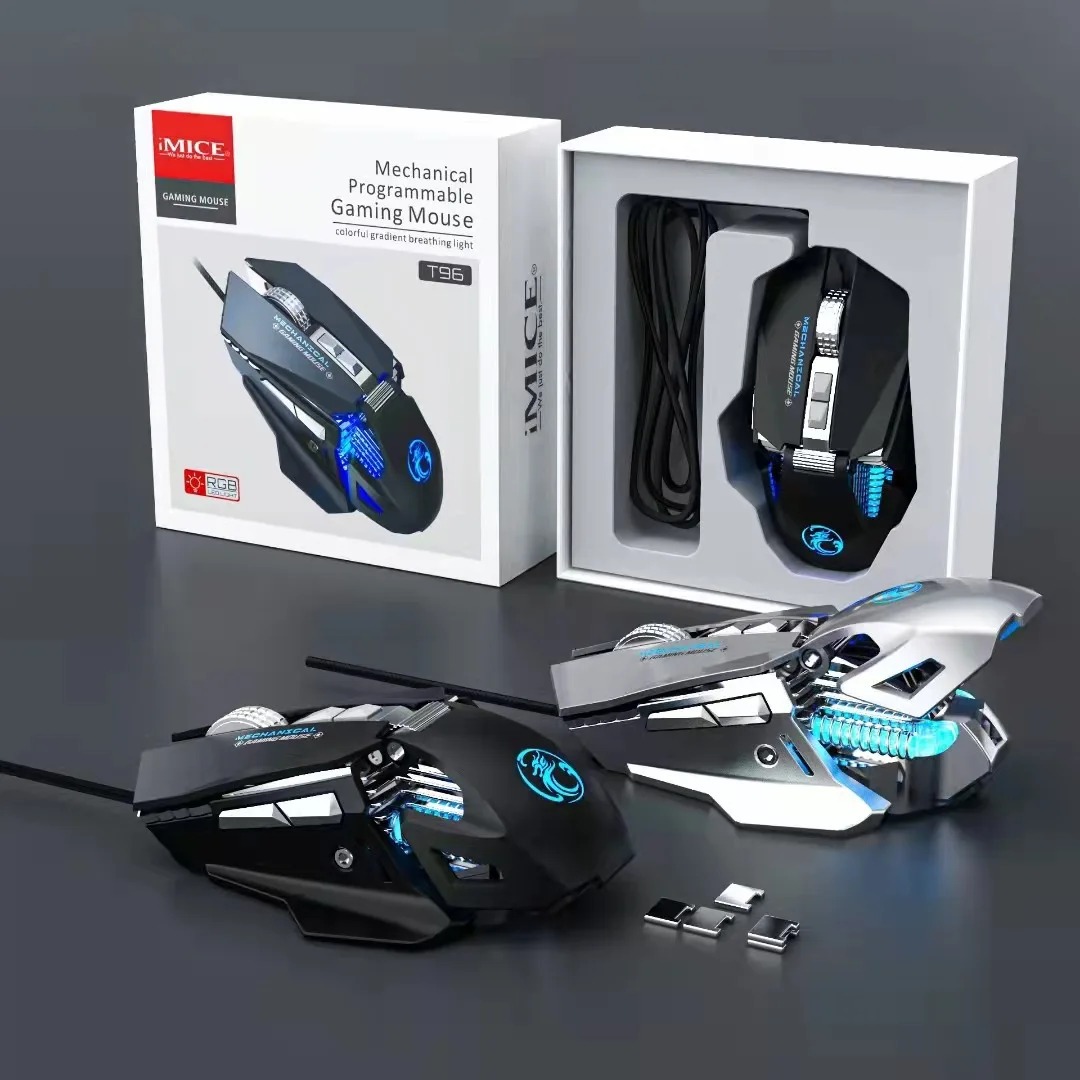 

Проводная мышь Imice от производителя USB RGB светильник E-Sports Machinery