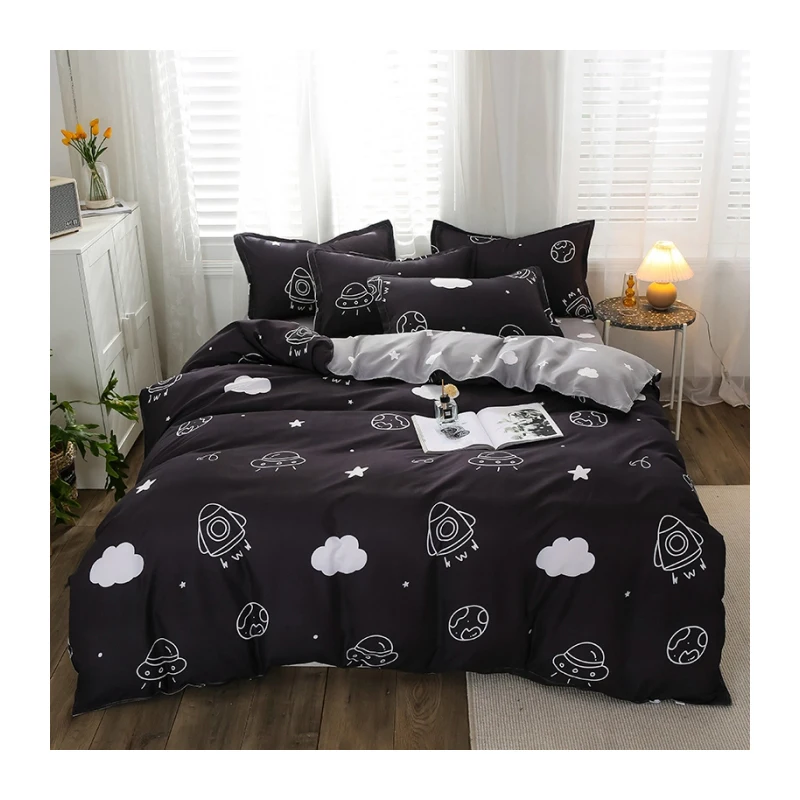 Duvet Cover Double Bed Microfiber Bedding Queen King Twin Size
