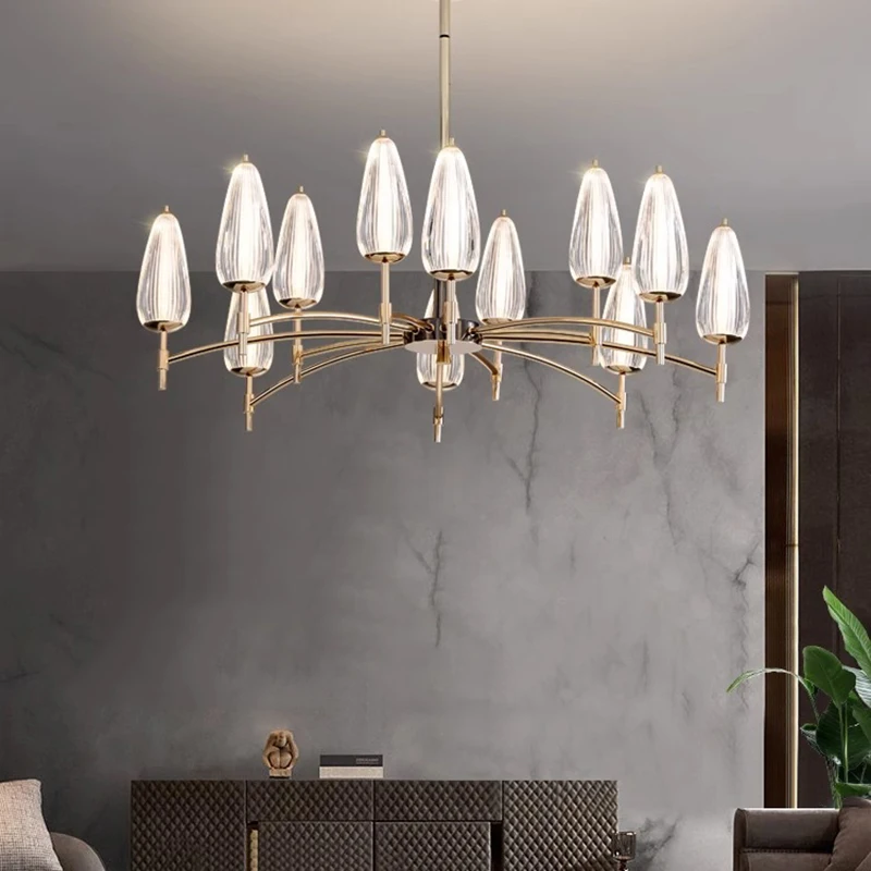 

Modern light luxury Dining room chandelier lighting Ceiling lamps hanging light led chandeliers for the living room indoor light