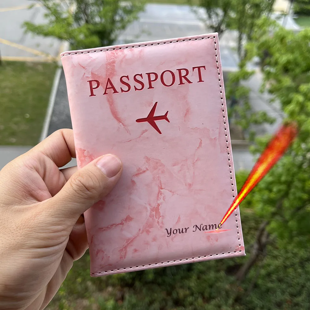 Customize personalised Útlevél fedezze vel Név utazási esetben számára passports