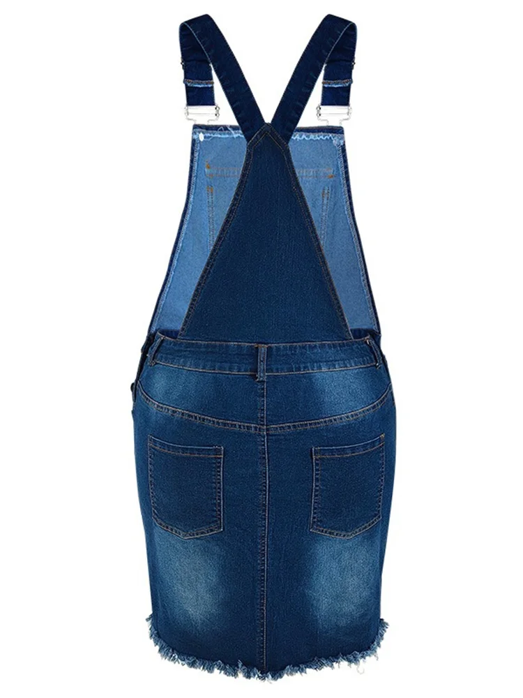 Wmstar Denim Dresses for Women Wholesale Casual Loose Pockets Fashion Streetwear New in Summer and Fall Women Clothing 2025