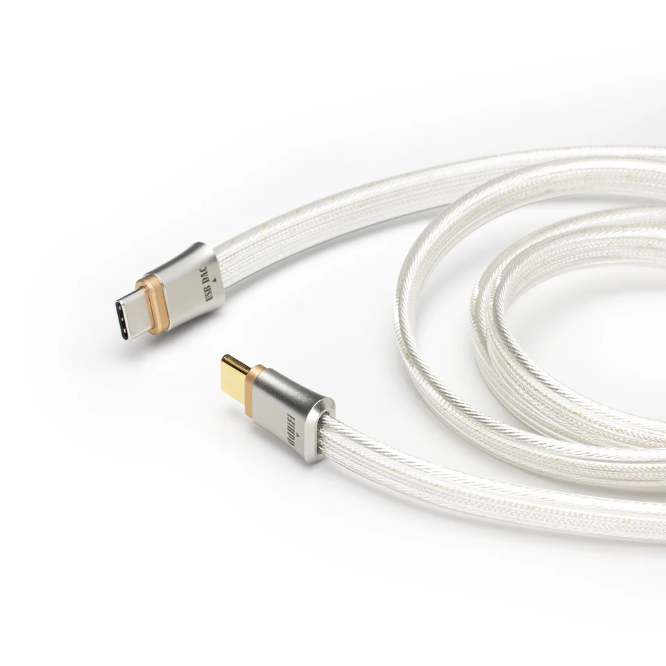 ddHiFi TC19CC （Comet） OTG ケーブル 新品未開封 DD ddHiFi TC19CC (Comet) Flagship Pure Silver USB-C to USB-C