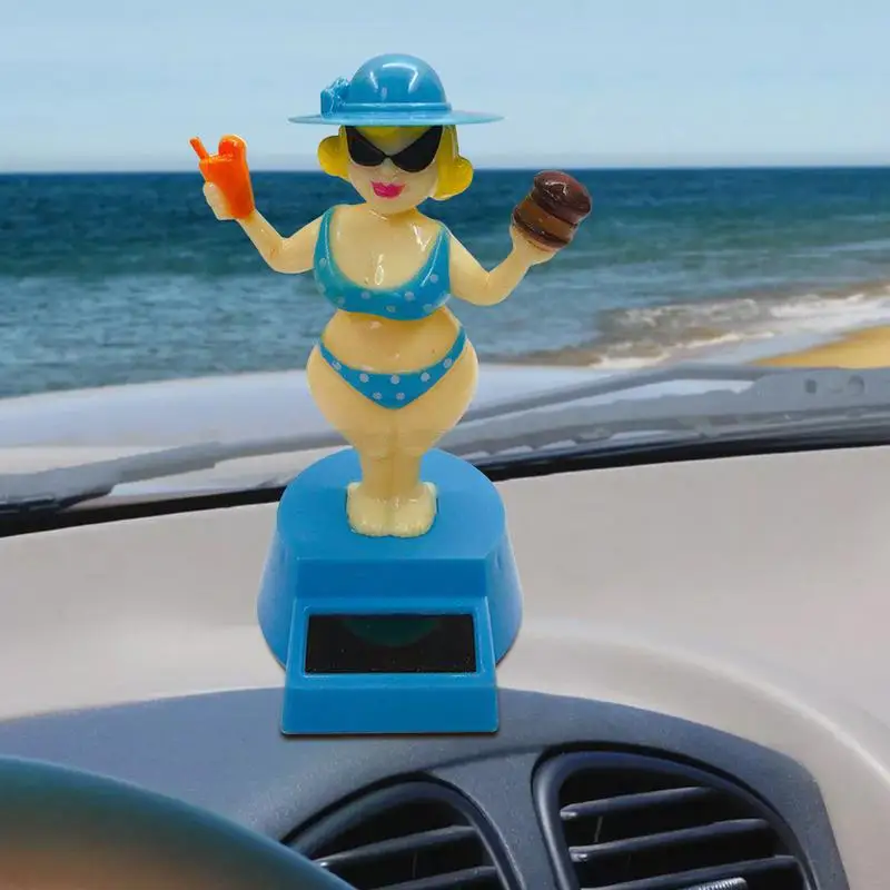 Solar Cartoon Figur Ornament für Auto Armaturenbrett Dynamische Tanzende  Tier Tabletop-schnelle Lieferung