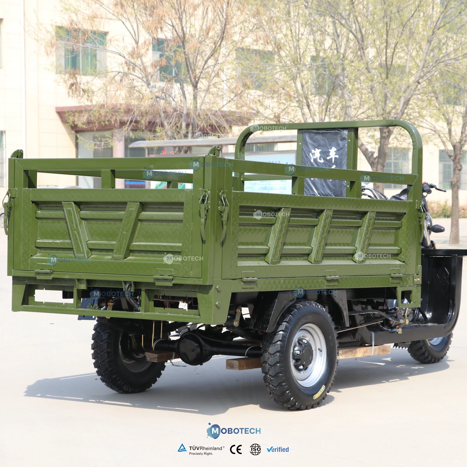 ガソリンエンジン搭載の三輪オートバイ、農業用ダンプ空冷三輪車/水冷 
