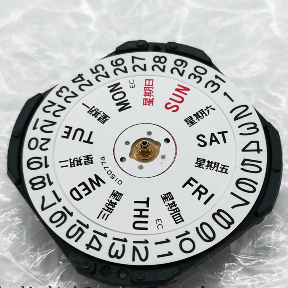 Japanese Quartz Watch Movement with Battery Three-Pin Double Calendar Window VX43E VX43 wall clock movement quartz clock movement clock accessory kit