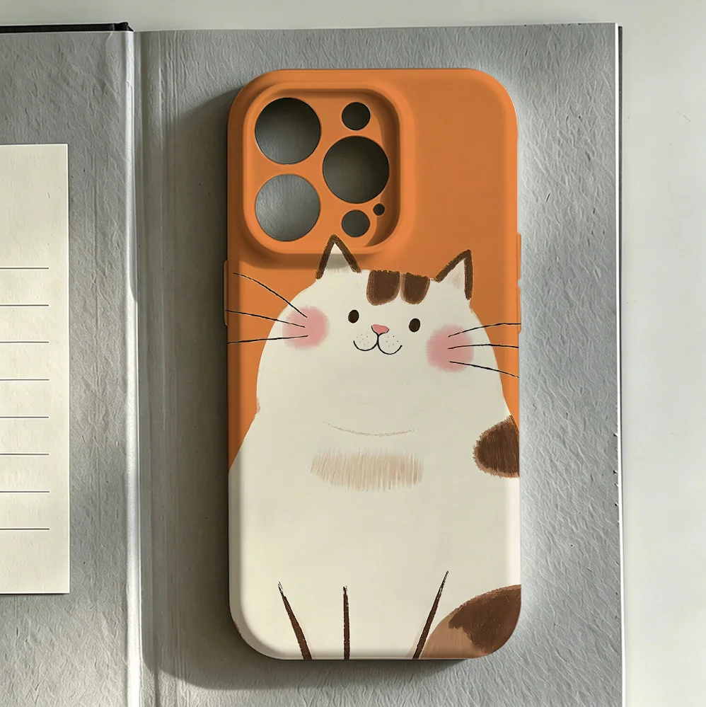 Whimsical Hand-Drawn Animal Glossy Hard Phone Case