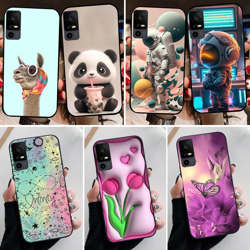 Fashion Soft Silicone Back Case - Cute Design Phone Cover