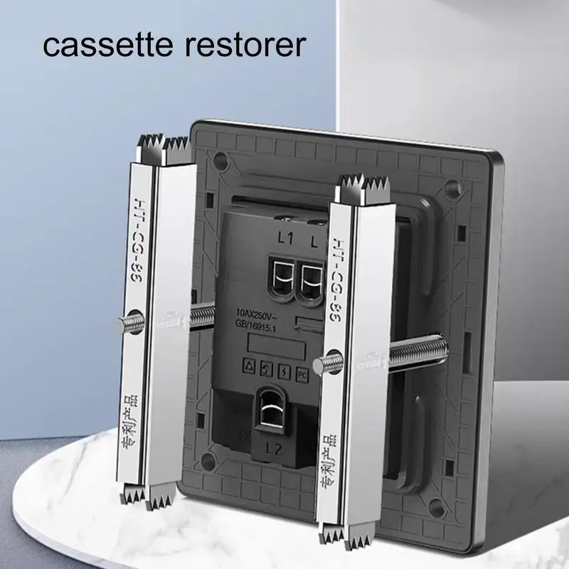 Socket Cassette Repair Cassette Embedded Installation Maintenance Support Rod Wall Socket Repair Device Fit 86-Type