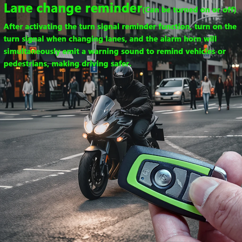 Universali motociklo signalizacijos sistemos vaizdas 6