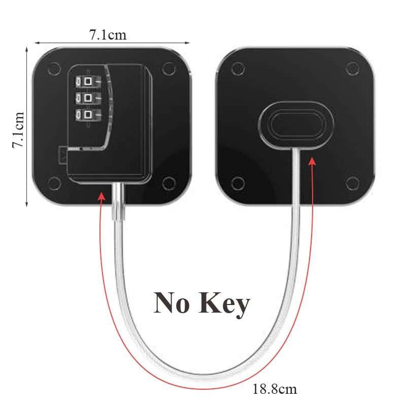 Child Safety Door and Window Lock - Home Security and Protection for Cabinets, Refrigerators, and Drawers