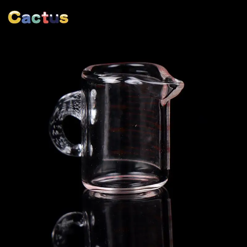 

1PCS New 1:12 Dollhouse Glass Measuring Cup Model Furniture Decor Accessories
