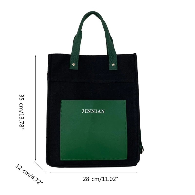 Crossbody Bag Versatile Handbag Tote Bag Large Capacity Shoulder Bag for Teen E74B