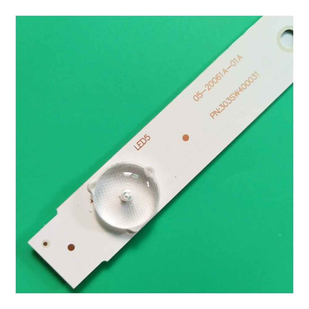 

8pcs/Lot 100% Brand New High Quality for Skyworth 40E6000 5800-W40000-1P00 SW40D05-ZC14CG-05 1pc. = 38.3cm 5 LEDs (1 LED = 3V)