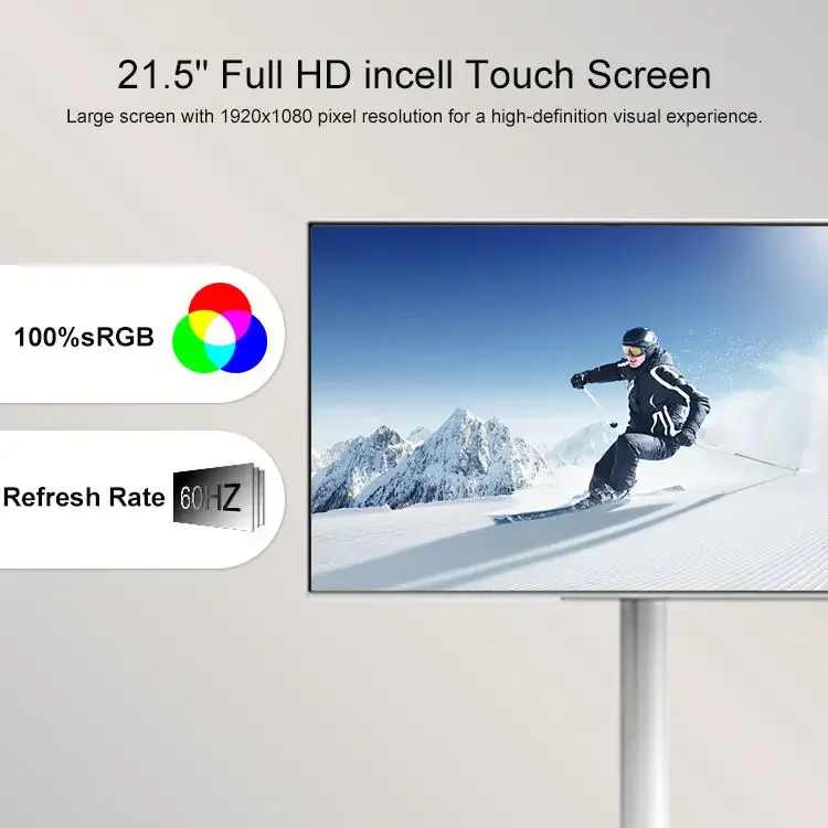 Manufacturer Portable Tablet Tv Rollable Smart Touch Screen 1080p Hd 21.5 Inch Lcd Led Tv Smart Television With Android Wifi