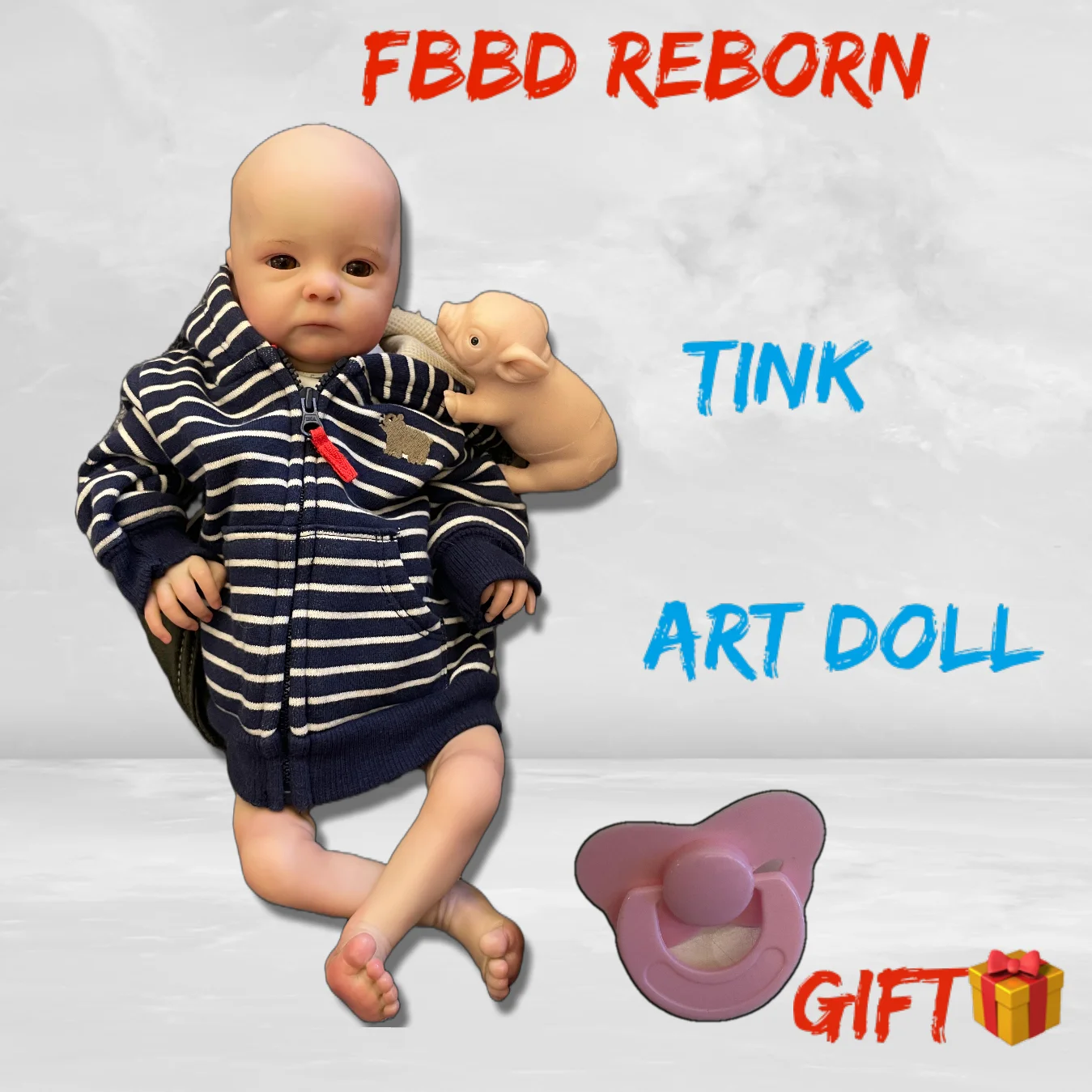 Fbbd 16 Inch Finished Reborn Baby Doll Tink Bebe Reborn Art Doll 100handpainted By Artisrt