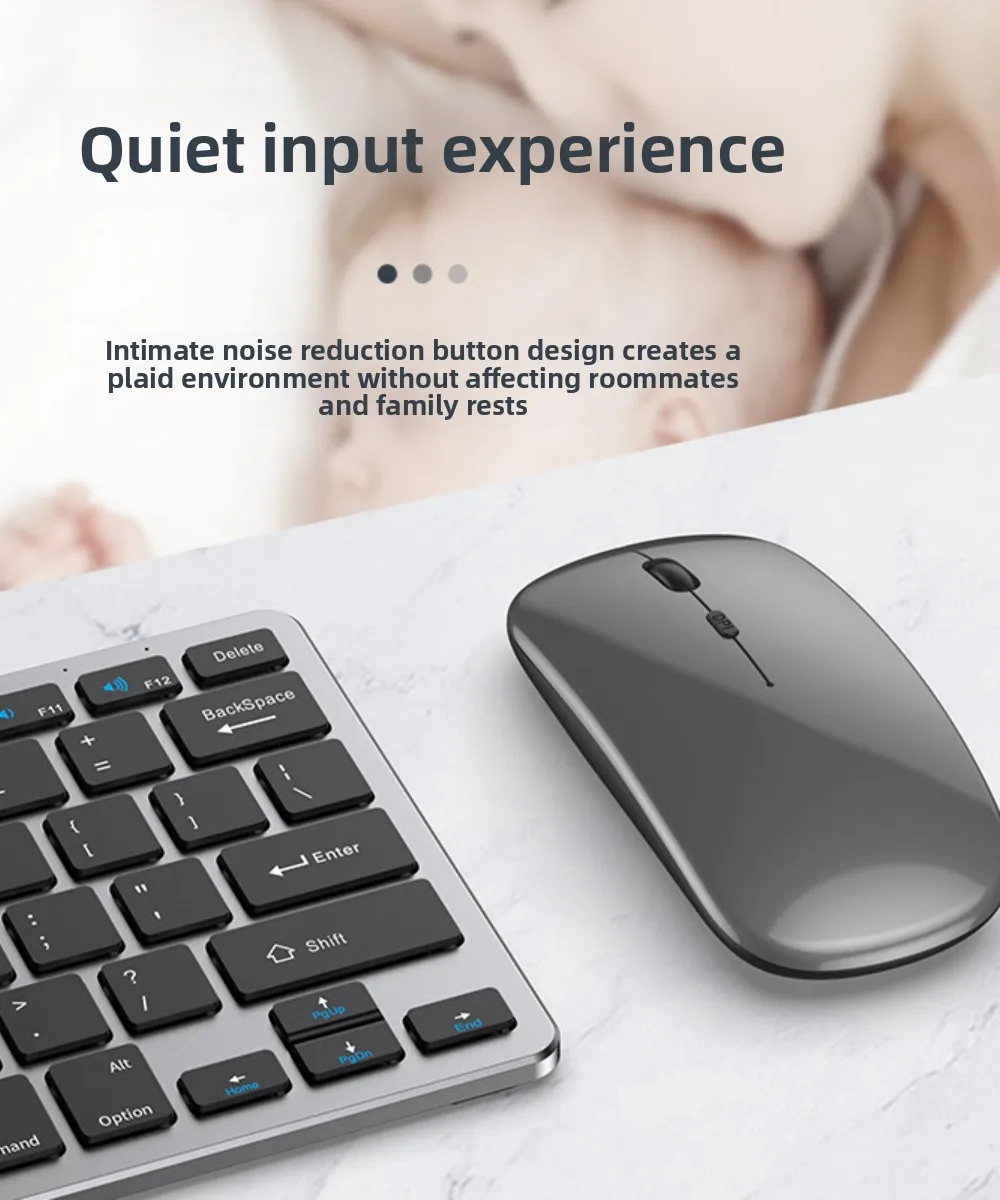Kabellose Tastatur- und Maus-Sets 2,4G Bluetooth Teclado E Mouse Kit Pc Clavier De Ofertas Claviers Avec Souris Home Office_voghion.com