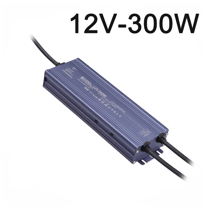 ตัวเลือกสินค้า สวิตชิ่งซัพพลายกันน้ำกลางแจ้ง 12-24V ทนทาน IP67