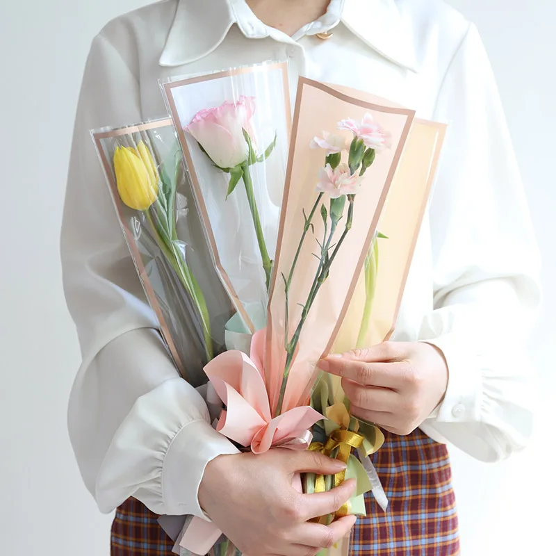 Set Of 4 Happy Mother's Day Flower Bouquet Packaging Gift