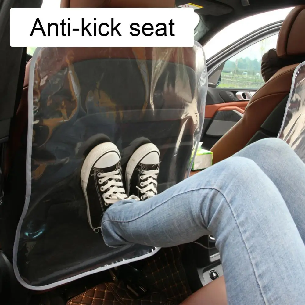 Car Seat Protector 66x48cm Car Seat Back Protector Cover Anti-kick Pad Children Kid Rear Seat Back Foot Pad Anti-dirty Guard Covers Car Supply