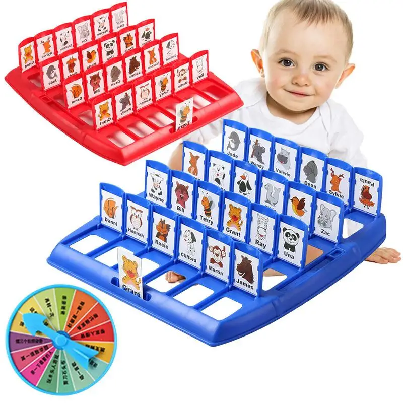 

Guess The Character Game Guessing Game For Kids And Adults Puzzling Playset Interactive Toy Ice Breaker For Parties Improving