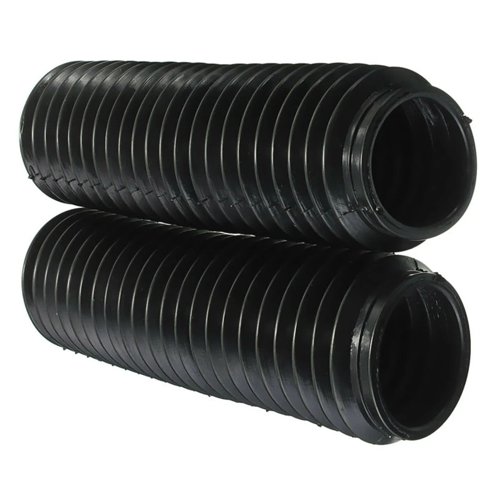 Motorcycle Front Fork Rubber Gaiters Boots 245x58x39mm For CQR Prevents Pressure Buildup And Moisture motorcycle fork gaiters