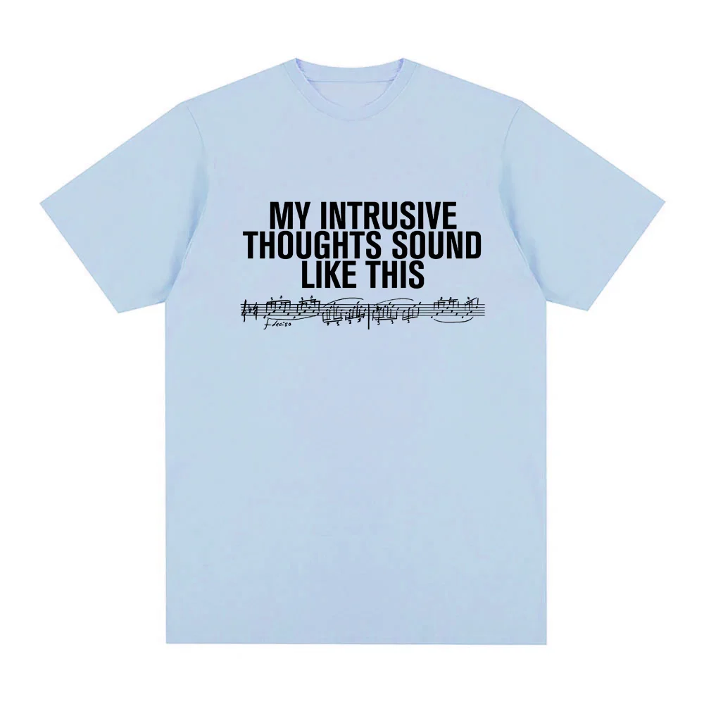 INTRUSIVE THOUGHTS BABY TEE 2026 new style ROSALIA Same As Official Website High Quality Tee-shirt 100%Cotton Soft Round Neck 5