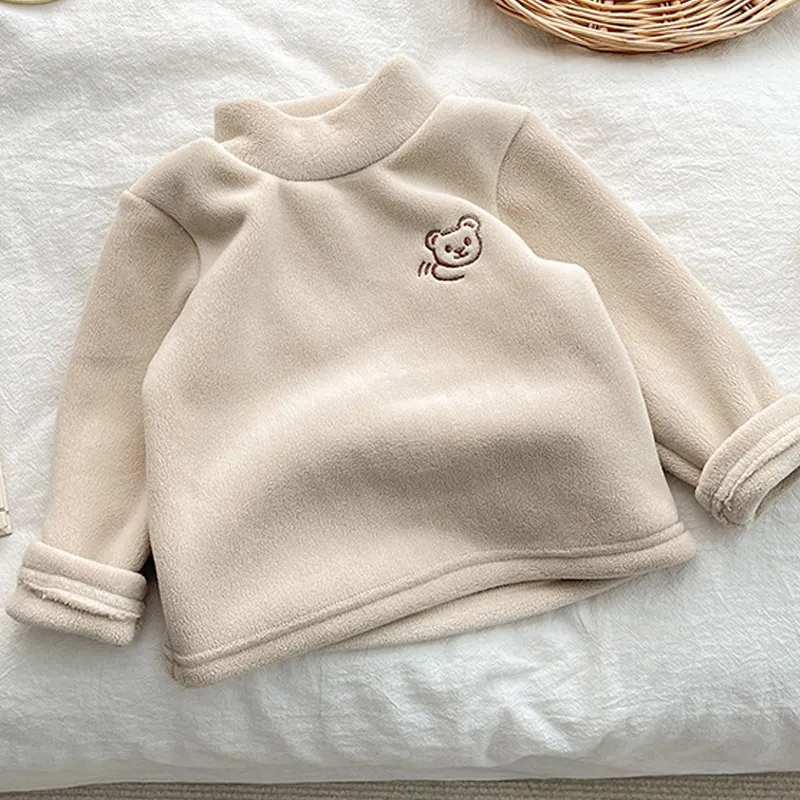 Baby Boys Girls Clothes Winter New Newborn Infant Casual Long Sleeve Tops Shirts Cartoon Bear Sweatshirts Korea Style