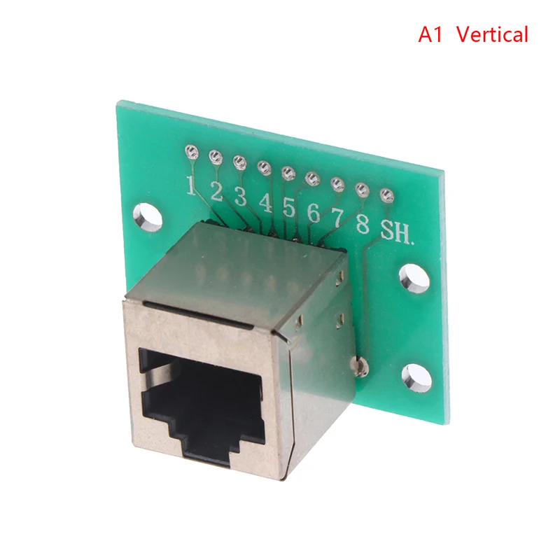 1 Adet RJ45 adaptör panosu XH2.54 Modüler Ethernet Konnektör Adaptörü Ağ Arayüzü + kesme panosu + Pin Başlığı