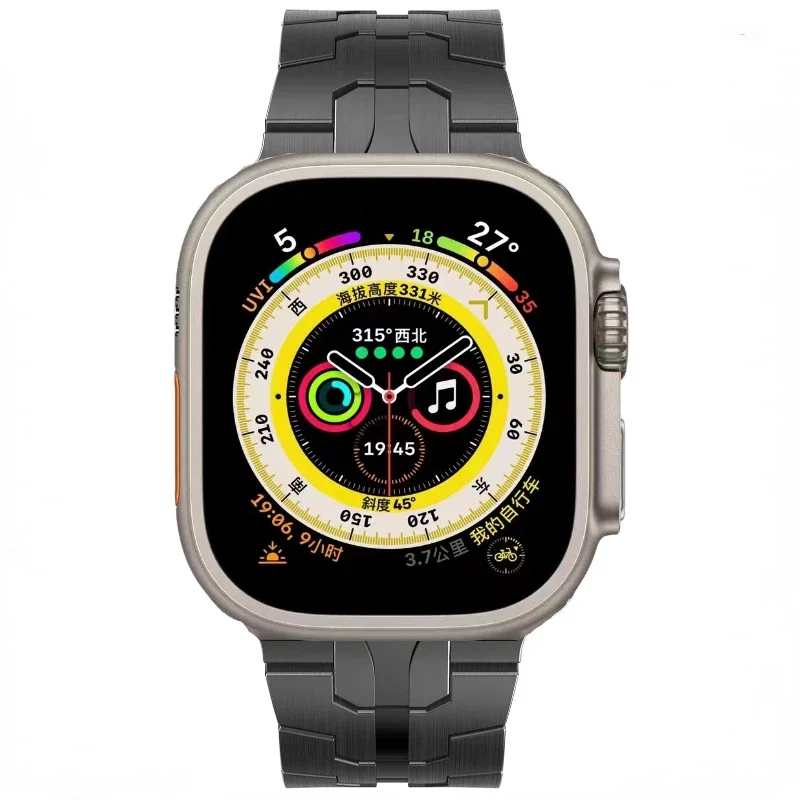 Stainless Steel Metal Strap for Apple Watch - Elegant Wristband Replacement