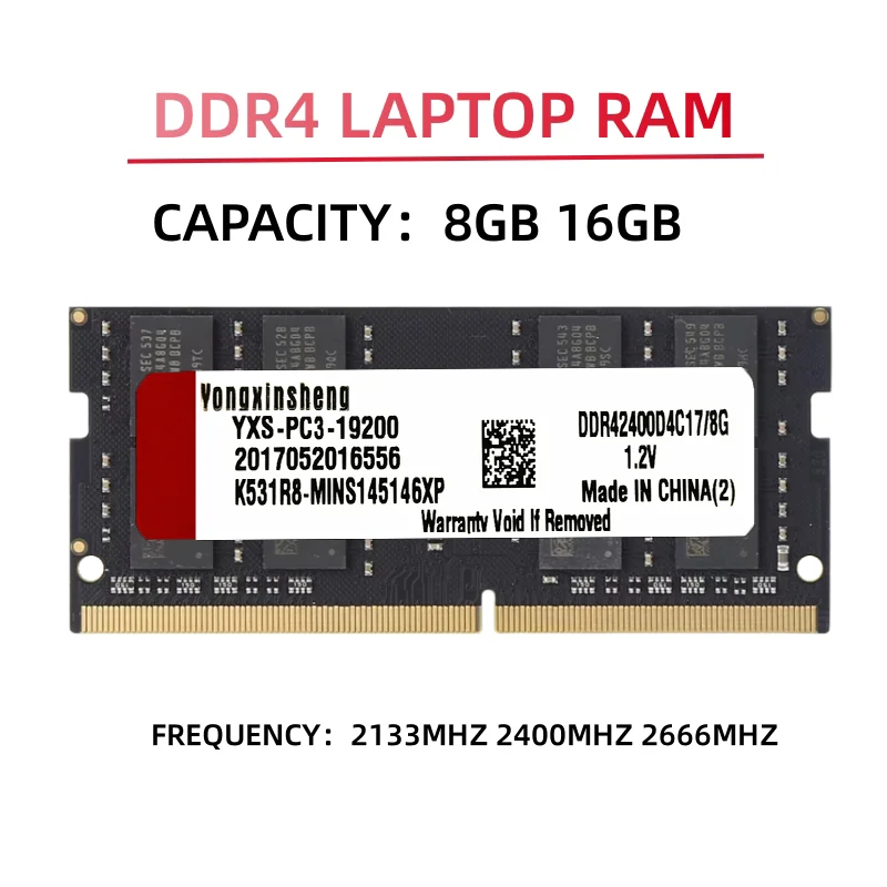 5 pcs set DDR4 8GB SO-DIMM RAM 2133 2400 2666V PC4-17000 19200 2666V Laptop Notbook Memory module