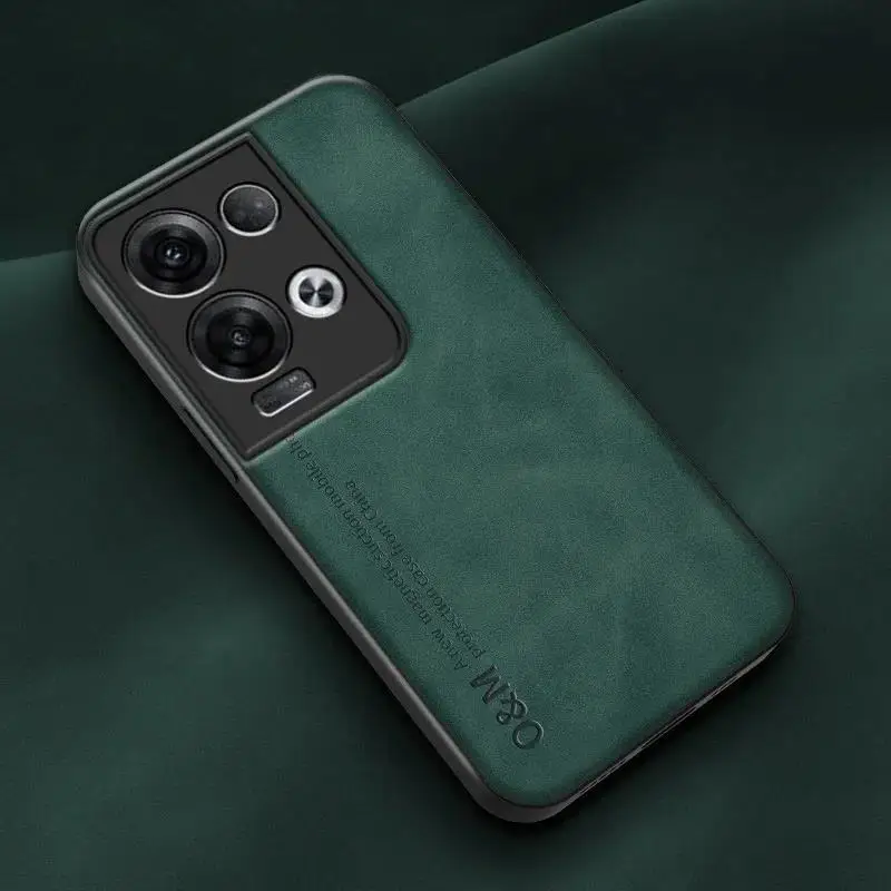 Luxury Magnetic Leather Phone Case - Premium Silicone Cover