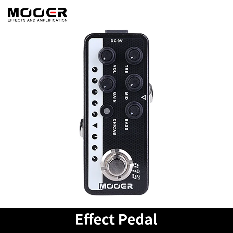 

Mooer MICRO PREAMP Series 015 BROWN SOUND 90's Style Digital Preamp Preamplifier Guitar Effect Pedal Dual Channels 3-Band EQ