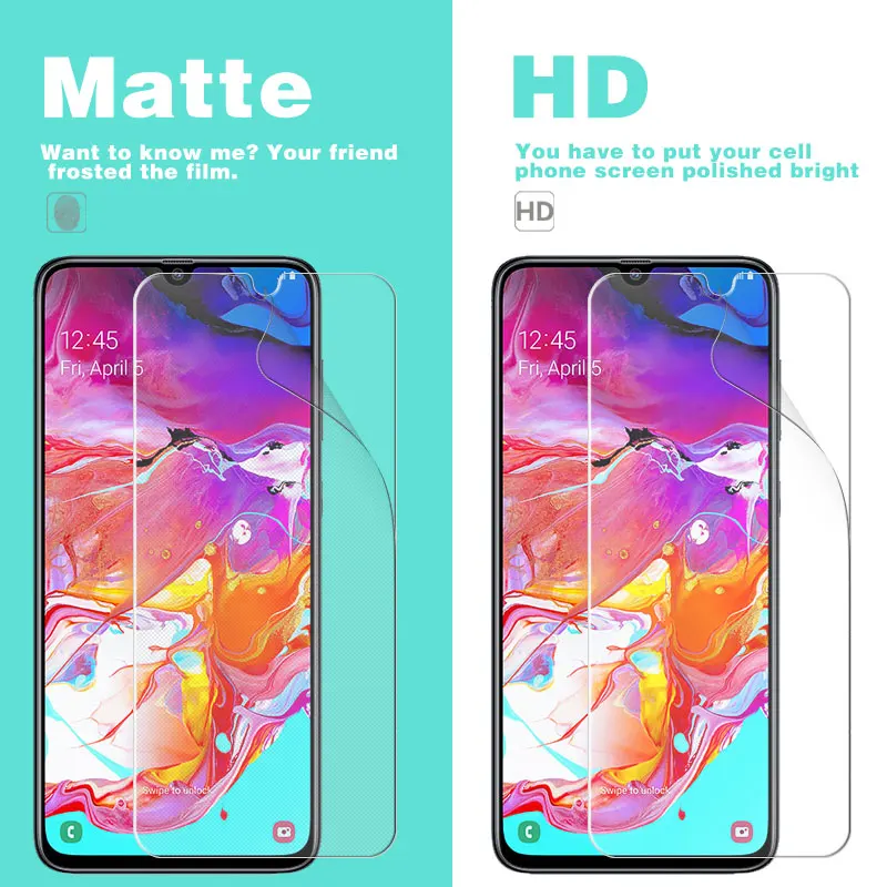 Pellicola Opaca Antiriflesso Per Samsung Galaxy A10 A11 A20 A20E A20S A30 A31 A40 A41 A50 A51 A52 A70 Hd Glossy Film Cover