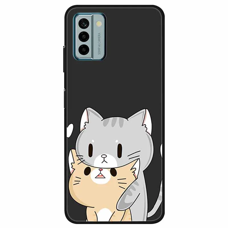 Cartoon Cats TPU Silicone Protective Phone Case - Soft, Durable, and Stylish Cover