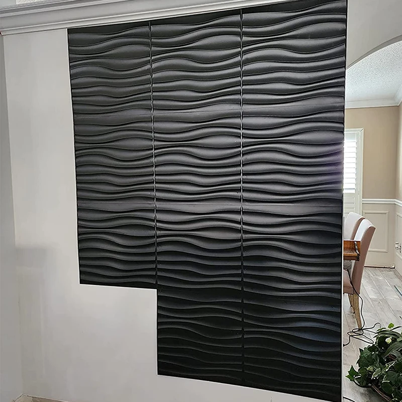 12 Pcs 11.81''x11.81'' Super 3D Art Wall Panel PVC Waterproof renovation 3D wall sticker Tile Decor Diamond Design DIY Home Decor