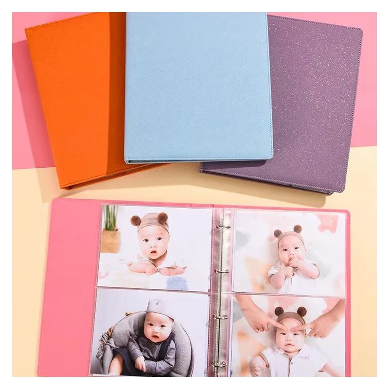 10pcs/Pack A5 Binder Sleeves 1/2/4/6 Pockets 3 Holes Clear 4x6 10x15 Photo  Album Refill Page Photocard Postcard Sleeves PVC Free - AliExpress
