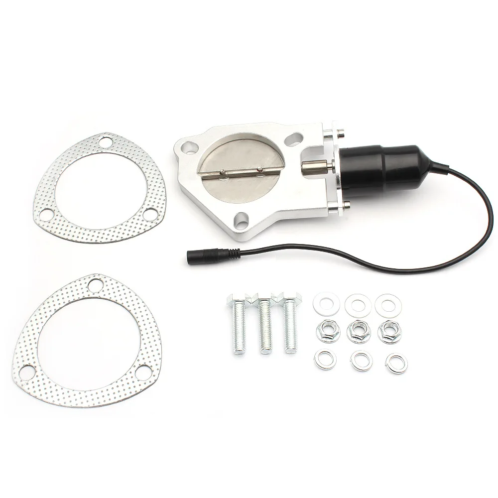 with Remote control and Manual Operation 2"/2.25"/2.5"/3" Electric Stainless Exhaust Cutout Cut Out Dump Valve/switch