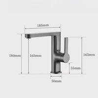 Brass high-quality basin hot and cold faucet, bathroom 360 ° rotating faucet 4