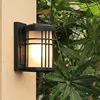 Outdoor Waterproof Wall Lamp Modern Villa Entrance Corridor Garden Lamps Retro Balcony Gate Terrace Lighting Fixture 2
