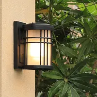Outdoor Waterproof Wall Lamp Modern Villa Entrance Corridor Garden Lamps Retro Balcony Gate Terrace Lighting Fixture 2